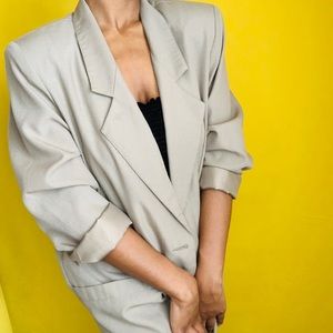 Vintage khaki blazer by Sag Harbor